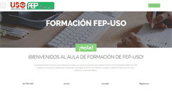 Desktop Screenshot of formacion.fep-uso.es