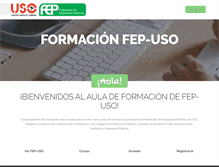 Tablet Screenshot of formacion.fep-uso.es